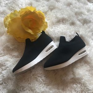 angie slip on low wedge sneaker